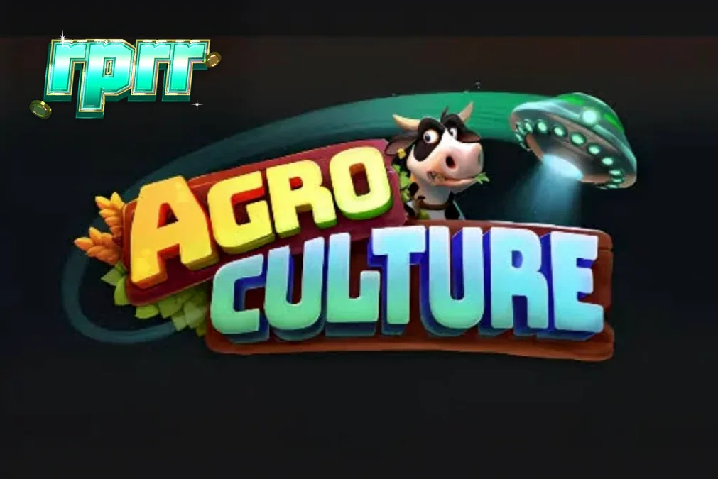 Tampilan visual slot AgroCulture dengan tema peternakan dan alien